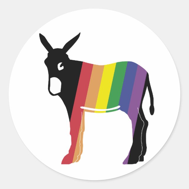 Burro-Katala-gai Runder Aufkleber (Vorderseite)