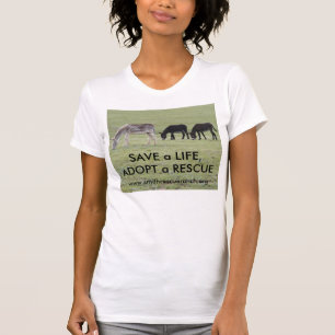 Burro~SAVE ein das LEBEN, ADOPTIEREN eine RETTUNG T-Shirt