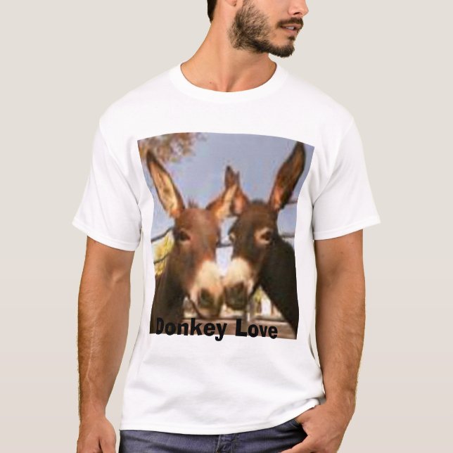 Burros, Esel-Liebe T-Shirt (Vorderseite)