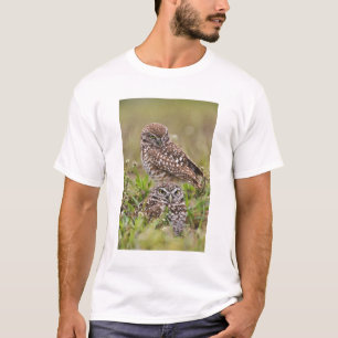 Burrowing Owl, Athene cunicularia, Cape Coral, T-Shirt