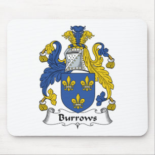 Burrows-Familienwappen Mousepad