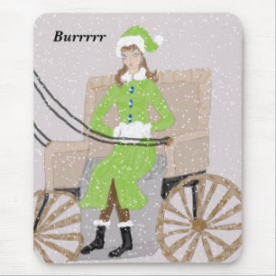 Burrrr Mousepad Hand Drawn