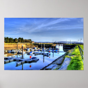 Burry Port East Inner Harbor Poster