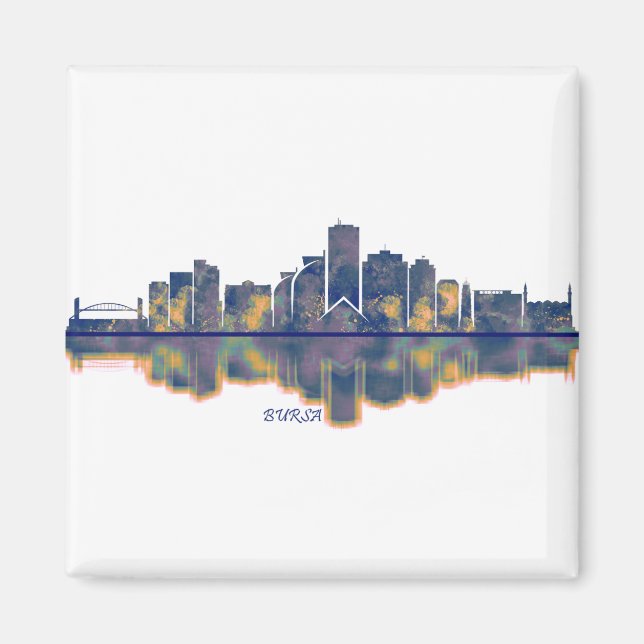 Bursa Skyline Magnet (Vorne)