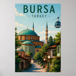 Bursa Türkei Osmanisches Erbe Uludag Berg Poster