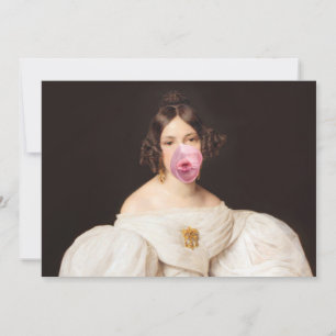 Burst Bubble Gum Diva Einladung