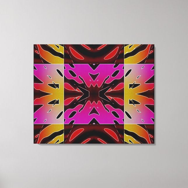 Burst of Black Hills Gold Wrapped Canvas Leinwanddruck (Vorderseite)