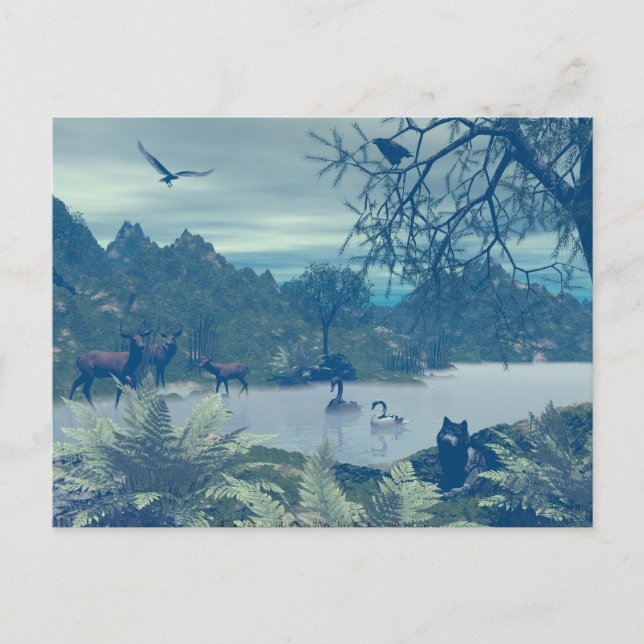 Burst of Nature Postcard Postkarte (Vorderseite)