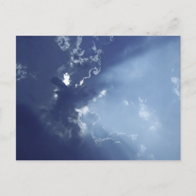 Burst Postkarte (Vorderseite)