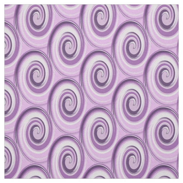 Bürste streicht violetten Strudel Stoff (Muster)