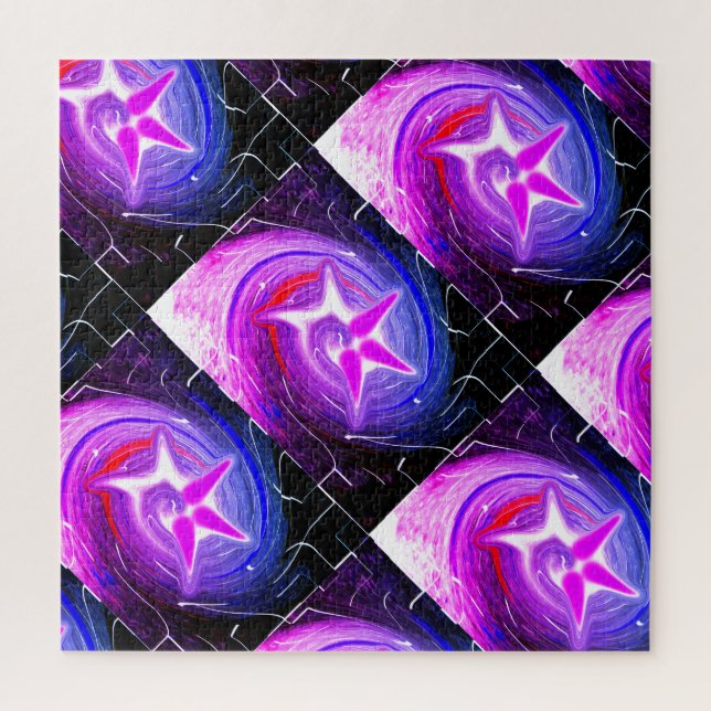 Bursten der Weihnachtsstil-Kunst Puzzle (Vertikal)