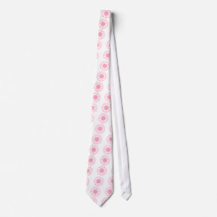 Bursten mit Life Blume Krawatte, rosa Krawatte