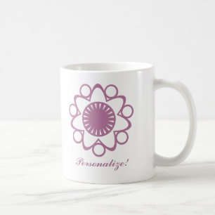 Bursten mit Life Blume Tasse, Lavendel Tasse