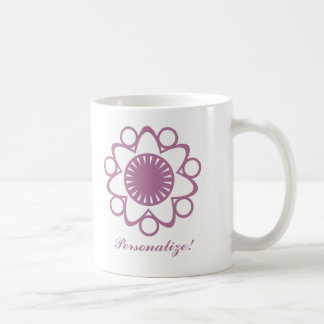 Bursten mit Life Blume Tasse, Lavendel Tasse
