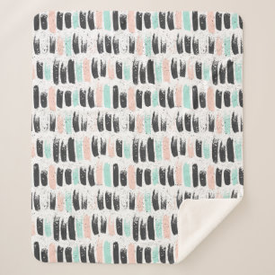 Bürsten u. Tinten-Anschlag-Muster Sherpadecke