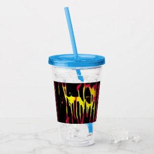 Bürsten und Sporen und Bacchanal-Acryltumbler Acryltrinkbecher
