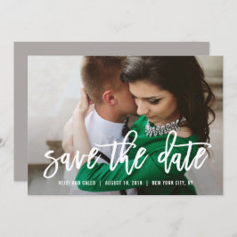 Bürstenarme, EDITABLE-FARBE-Save the Date-Karte Einladung