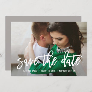 Bürstenarme, EDITABLE-FARBE-Save the Date-Karte Einladung