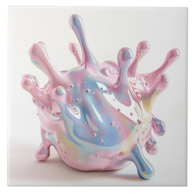 Bursting Porcelain Lava Fliese (Vorderseite)