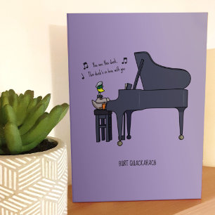 Burt Quackarach Ente Lustige Valentins-Kunst Feiertagskarte