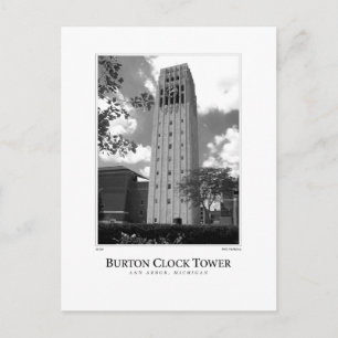 Burton Clock Tower Postkarte