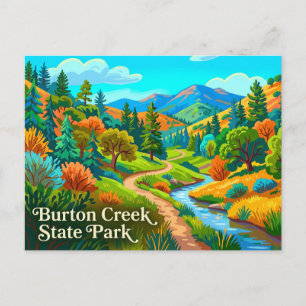 Burton Creek State Park Kalifornien Postkarte