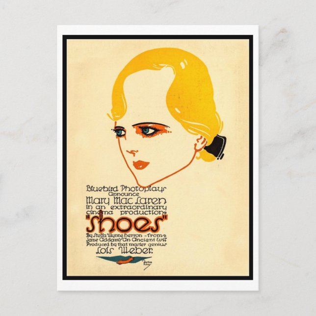 Burton Rice für den Film "Shoes", 1916 Postkarte (Vorderseite)