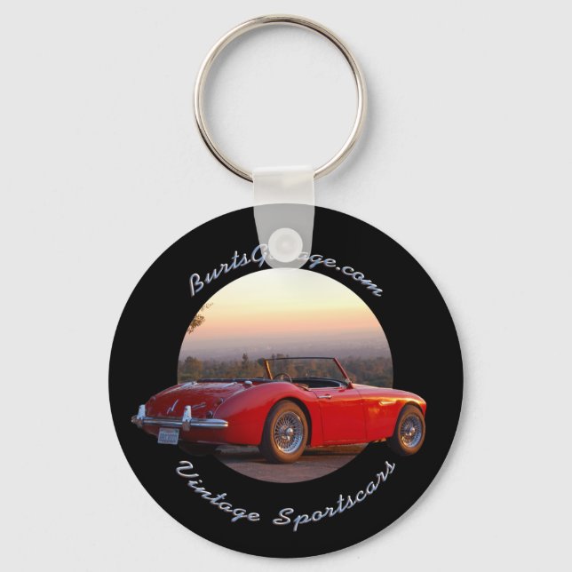 BurtsGarage.com Vintager Schlüsselanhänger für Spo (Vorderseite)