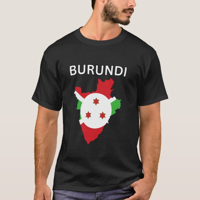 Burundi-Design T-Shirt (Vorderseite)