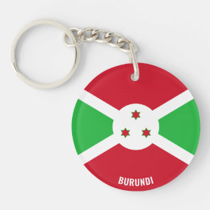 Burundi Flag Charming Patriotic Schlüsselanhänger