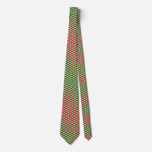 Burundi Flag Honeycomb Krawatte