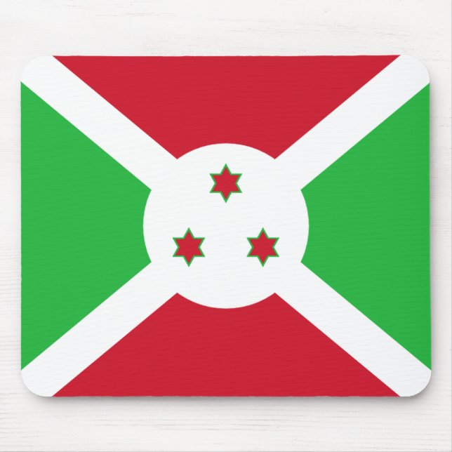 Burundi Flag Mousepad (Vorne)