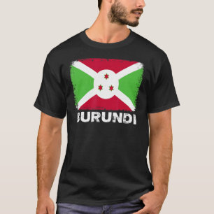 Burundi Flag Unterstützung burundische Menschen Fr T-Shirt