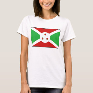 Burundi Flag x Map T - Shirts
