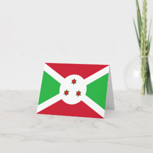 Burundi-Flagge Karte