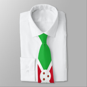 Burundi-Flagge Krawatte