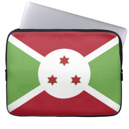 Burundi-Flagge Laptopschutzhülle