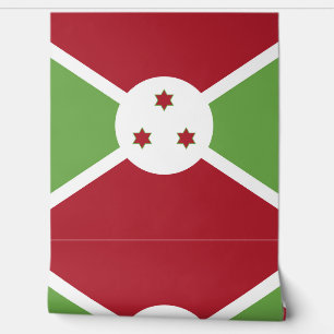Burundi-Flagge Tapete