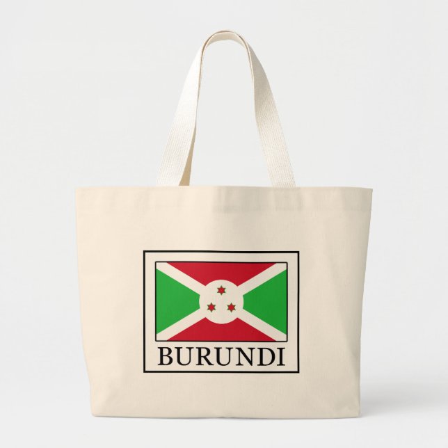 Burundi Jumbo Stoffbeutel (Vorne)