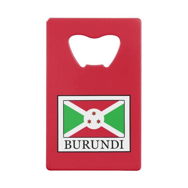 Burundi Kreditkartenflaschenöffner (Vorderseite)