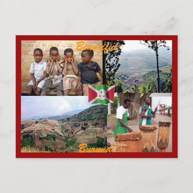 Burundi Postkarte (Vorderseite)