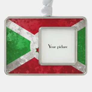 Burundi Rahmen-Ornament Silber
