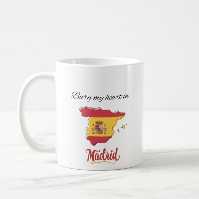 Bury My Heart in Madrid Kaffeetasse (Links)