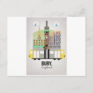 Bury Postkarte