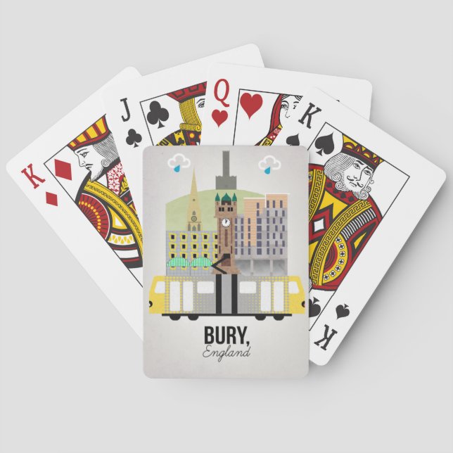 Bury Spielkarten (Rückseite)