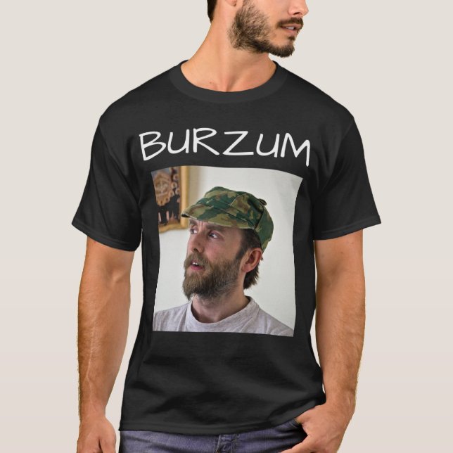 Burzum Varg Vikernes Black Metal History T-Shirt (Vorderseite)