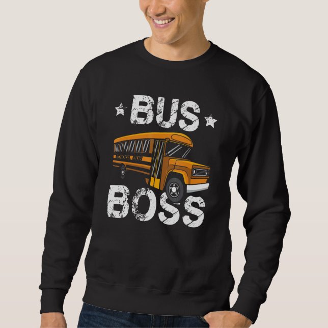 Bus Busfahrer Busschule Schülerbus D Sweatshirt (Vorderseite)