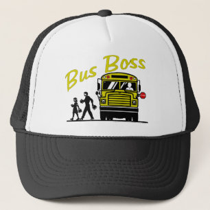 Bus-Chef - männlicher Fahrer Truckerkappe