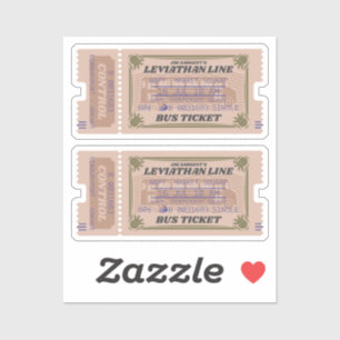 Bus der Linie Leviathan Innsmouth Aufkleber