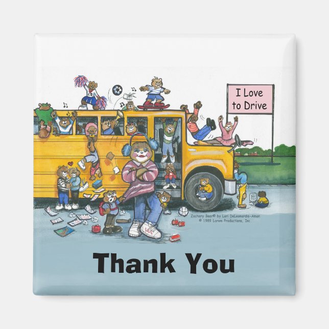 Bus Driver Magnet (Vorne)